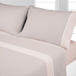 Manterol Casa Σετ Σεντόνια Φανελένια Js Luna 003 Μπεζ